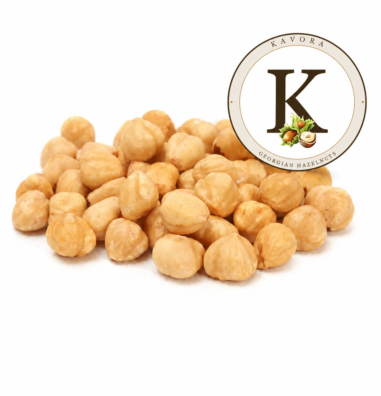 Noisettes entières Premium blanchies 13-15mm / 1kg