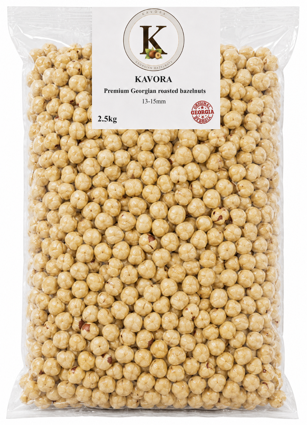Noisettes entières Premium blanchies 13-15mm / 2.5kg